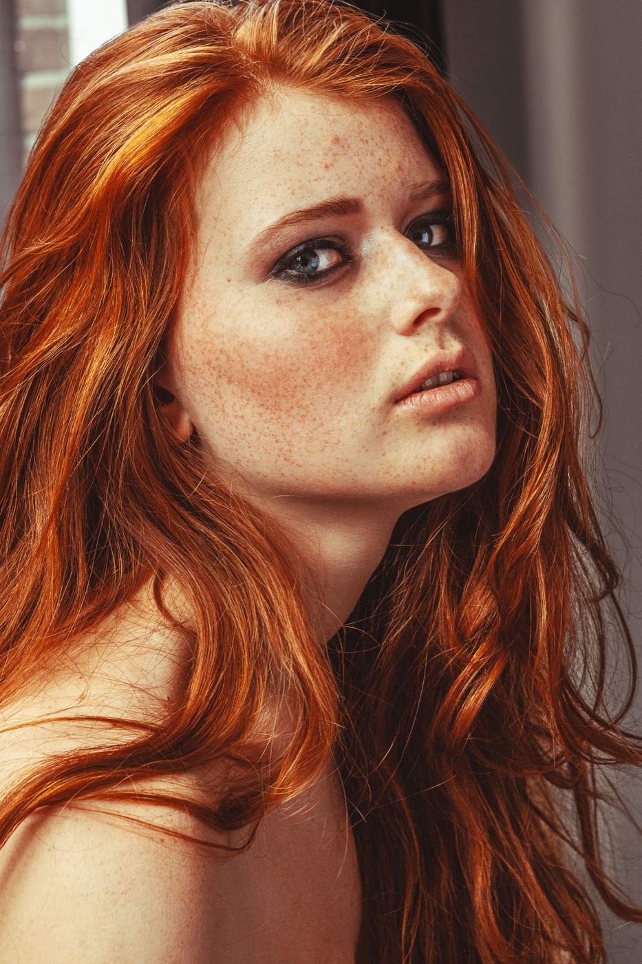 Portret met warme Bakkus preset